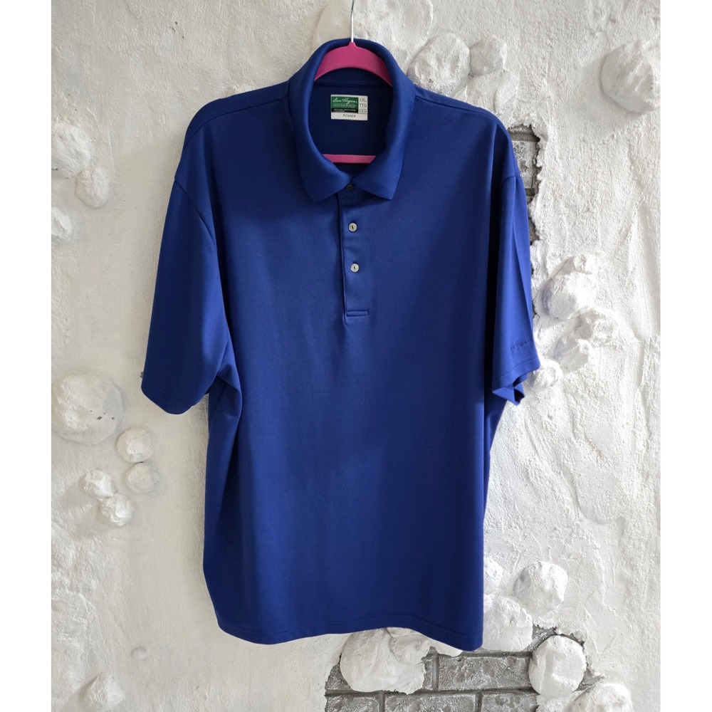 Ben Hogan Performance Power Air Polo Shirt Mens XXL Royal Blue Short Sleeve Golf